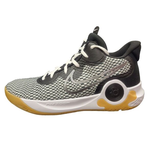 Nike KD Trey 5 IX Smoke Grey White Black Basketball Shoes CW3400-006 Men's Size - Picture 5 of 9